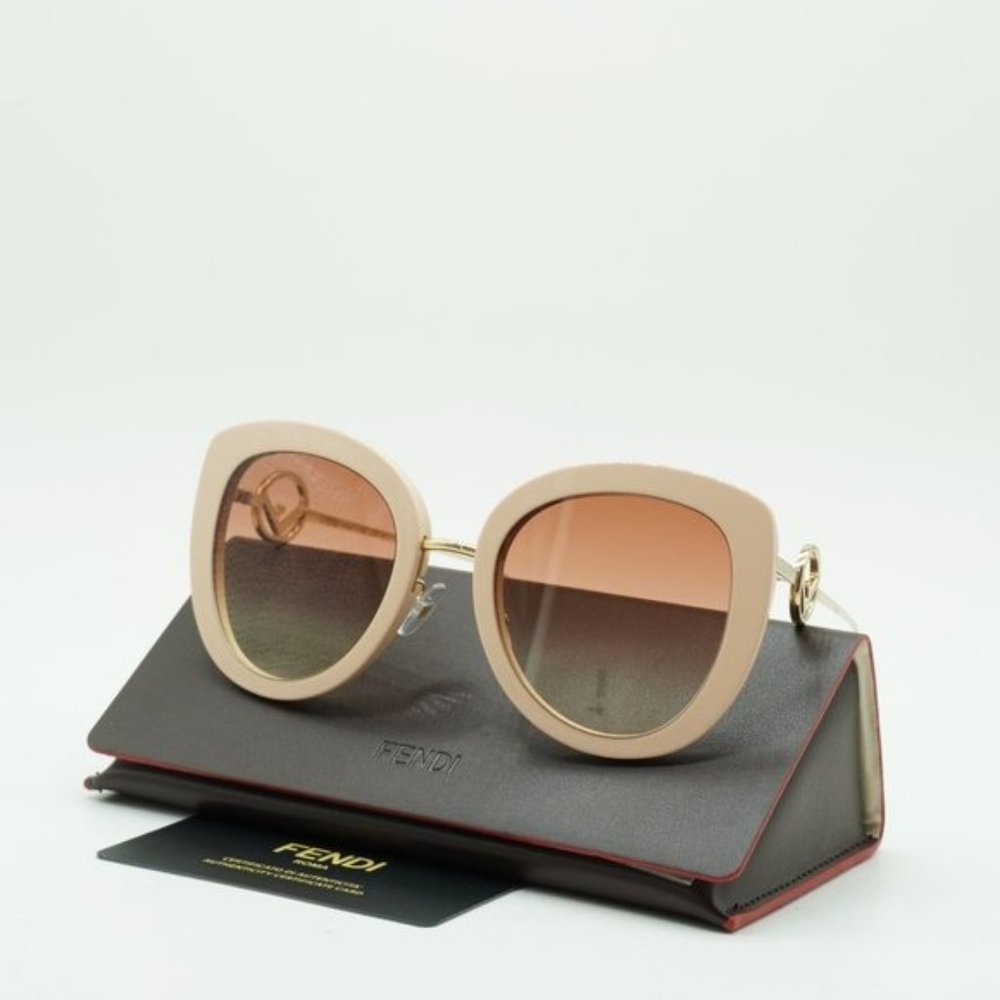 BRAND NEW FENDI FF0409/S FWMHA OVERSIZED SUNGLASSES - Picture 1 of 13